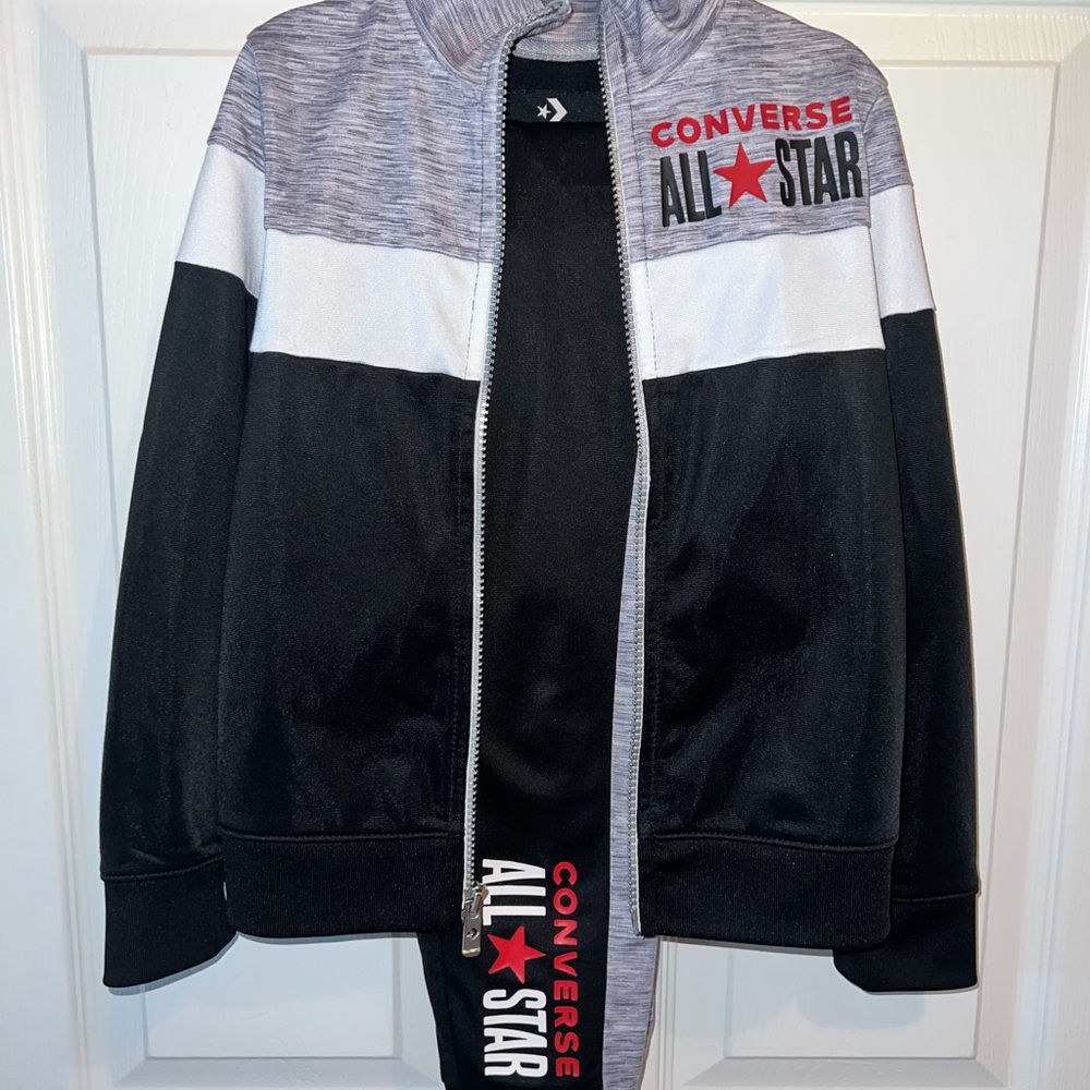 Boy sz 5 Converse All Star Track Suit
